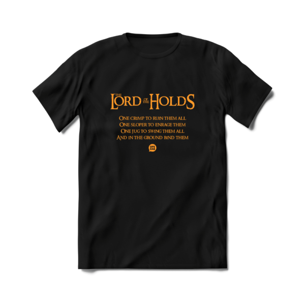 Camiseta de Escalada Boulder Route Setter Lord Of The Hold Preta