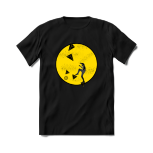 Camiseta de Escalada Boulder Route Setter Volume Kid Preta