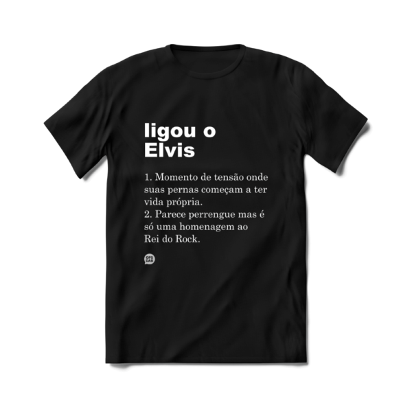 Camiseta de Escalada Boulder Route Setter Ligou O Elvis Preta