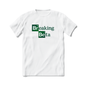 Camiseta de Escalada Boulder Breaking Beta Branca